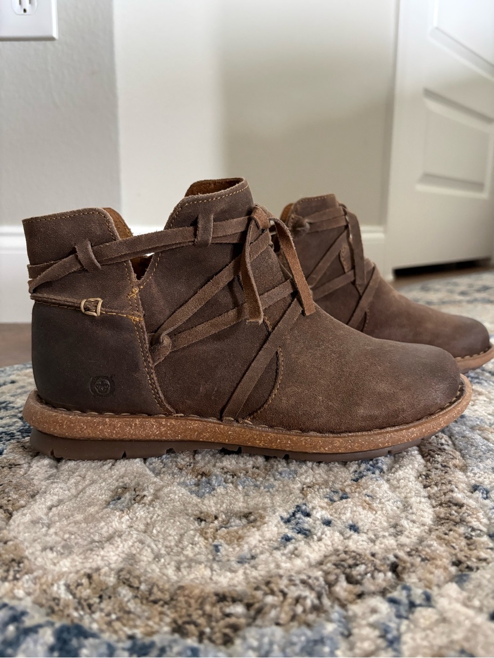BORN Tarkiln Leather Boot | Brown | Size EU 39 / US 8